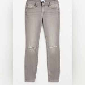PAIGE Light Gray Distressed Skinny Jeans‎ Size 30